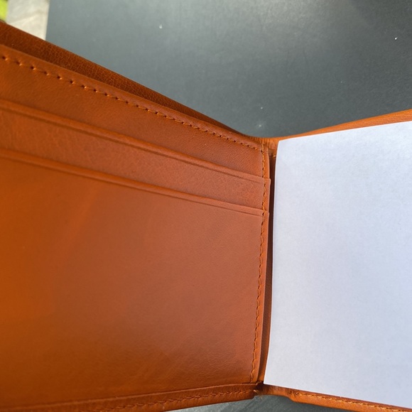 NEW Stealth Mode Leather Wallet Brown with ID Window and RFID Men - Picture 2 of 7